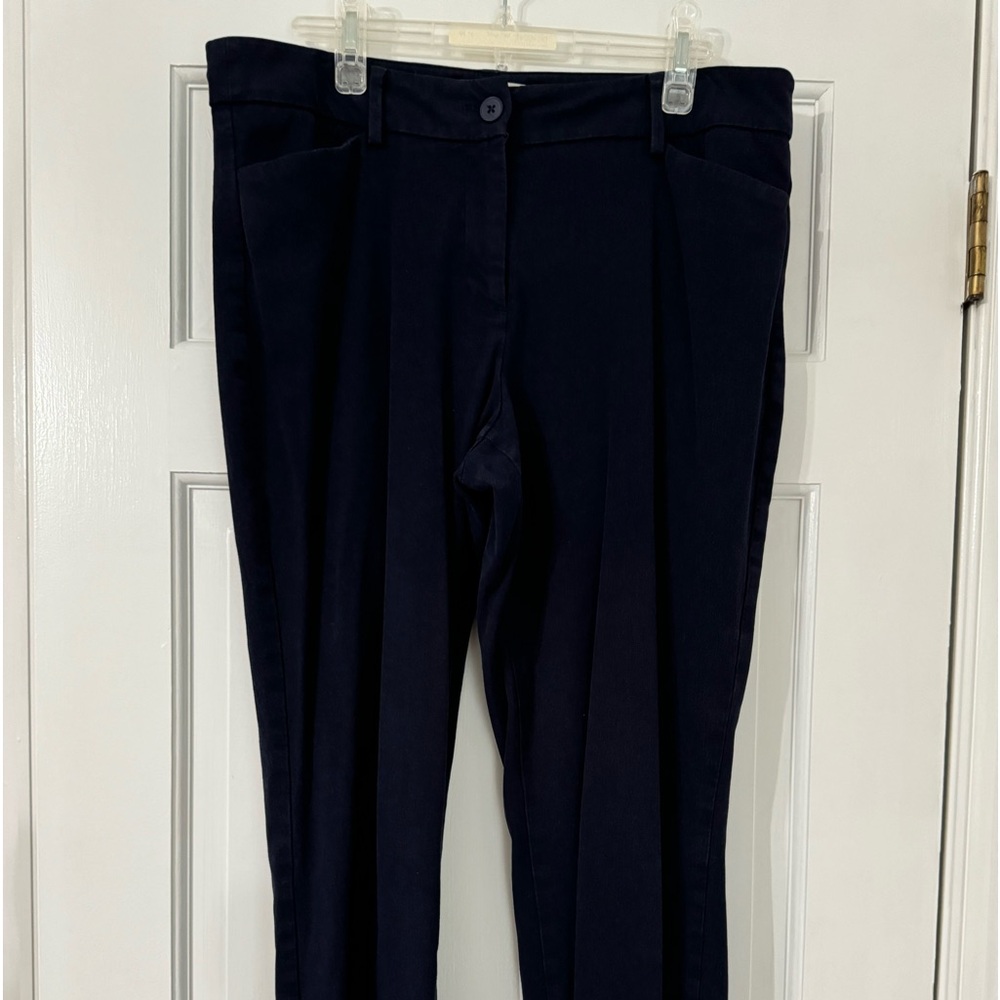 Talbots Ladies Navy Curvy Fit Ankle Pants Size 10 - Bx2
